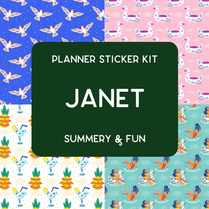 Amplify Planner Stickers | Weekly Kit | Janet