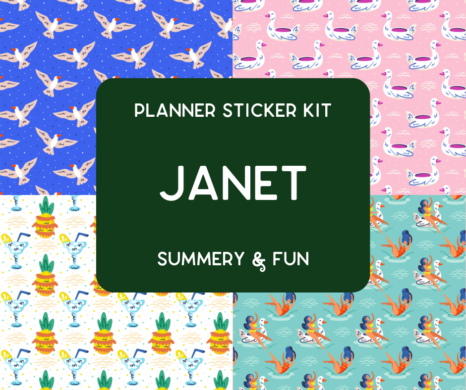 Amplify Planner Stickers | Weekly Kit | Janet