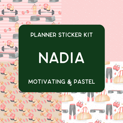 Amplify Planner Stickers | Weekly Kit | Nadia