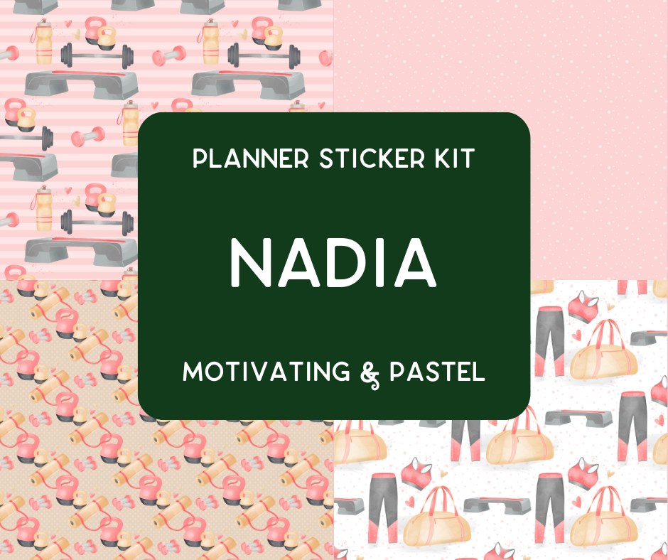 Amplify Planner Stickers | Weekly Kit | Nadia