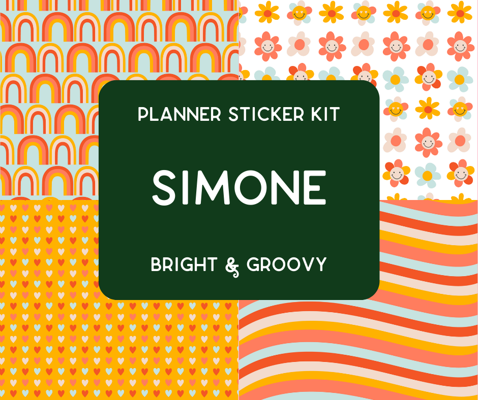 Amplify Planner Stickers | Weekly Kit | Simone