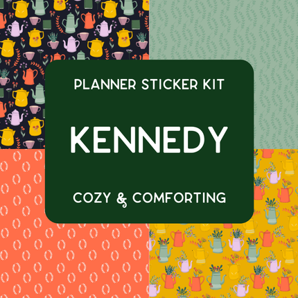 Amplify Planner Stickers | Weekly Kit | Kennedy
