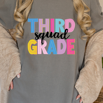 Comfort Colors Tee | Third Grade Squad [331]