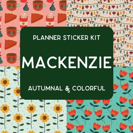 Amplify Planner Stickers | Weekly Kit | Mackenzie