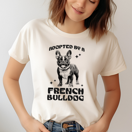 Comfort Colors Tee | Adopted by French Bull Dog [091]