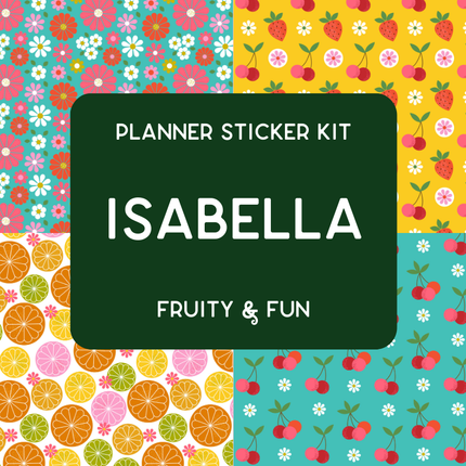 Amplify Planner Stickers | Weekly Kit | Isabella