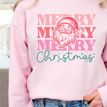 Gildan Crewneck | Santa Merry Christmas [654]