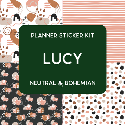Amplify Planner Stickers | Weekly Kit | Lucy