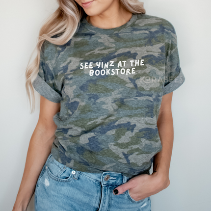 Camo Tee | See Yinz at the Bookstore
