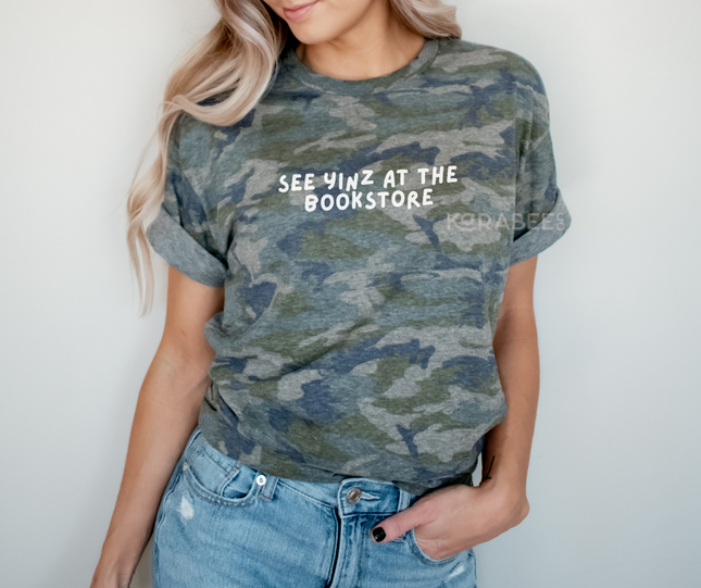 Camo Tee | See Yinz at the Bookstore