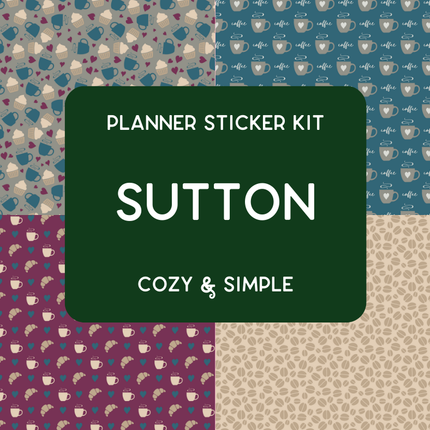 Amplify Planner Stickers | Weekly Kit | Sutton
