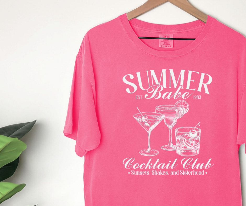 Comfort Colors Tee | Summer Cocktail Club [260]