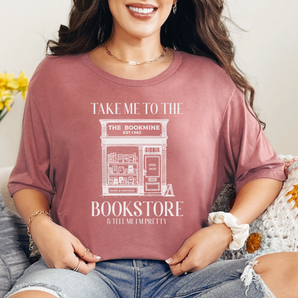 Bella + Canvas Tee | Take Me to the Bookstore [B008]