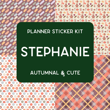 Amplify Planner Stickers | Weekly Kit | Stephanie