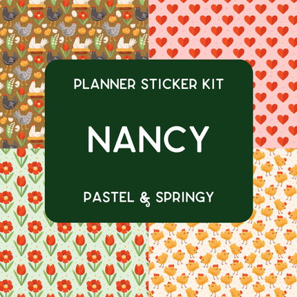 Amplify Planner Stickers | Weekly Kit | Nancy