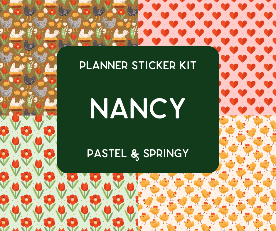 Amplify Planner Stickers | Weekly Kit | Nancy