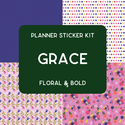 Amplify Planner Stickers | Weekly Kit | Grace