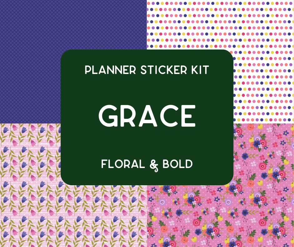 Amplify Planner Stickers | Weekly Kit | Grace