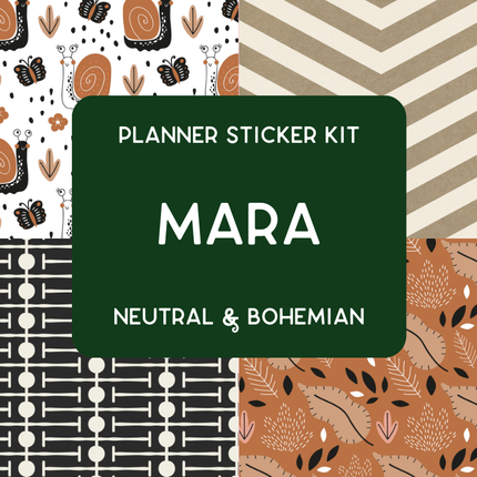Amplify Planner Stickers | Weekly Kit | Mara