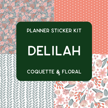 Amplify Planner Stickers | Weekly Kit | Delilah