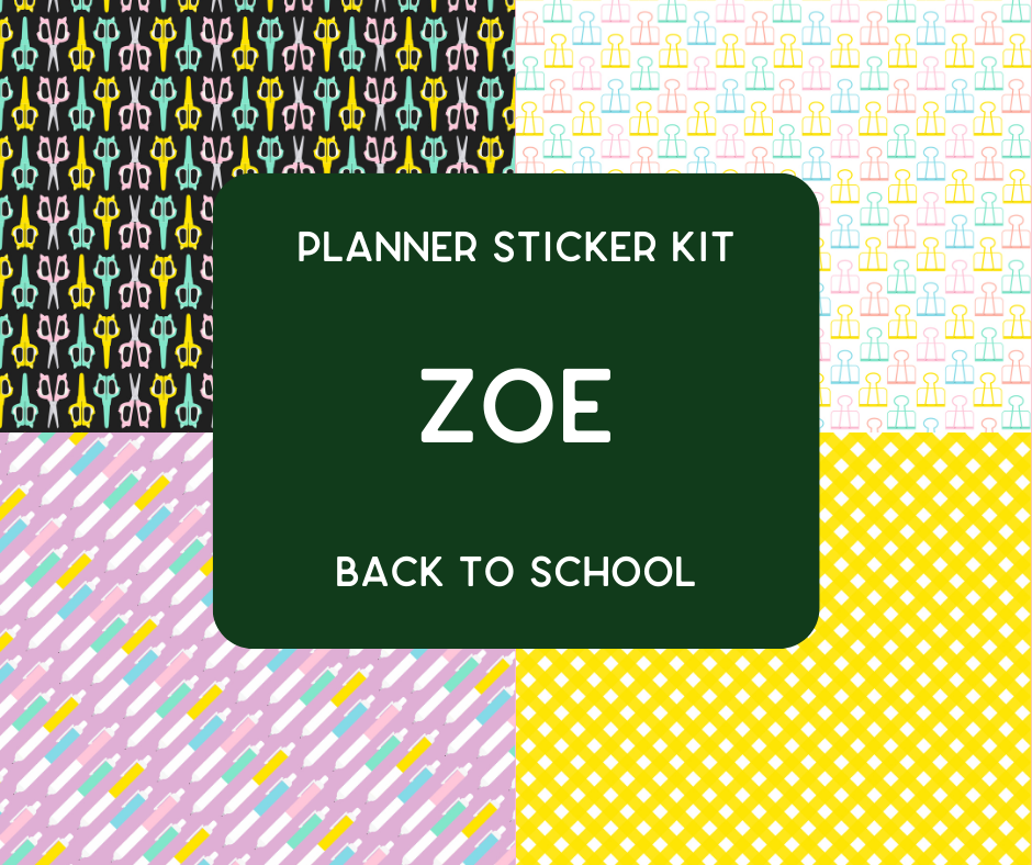 Amplify Planner Stickers | Weekly Kit | Zoe