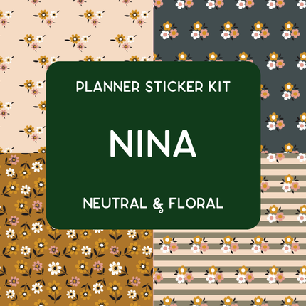 Amplify Planner Stickers | Weekly Kit | Nina