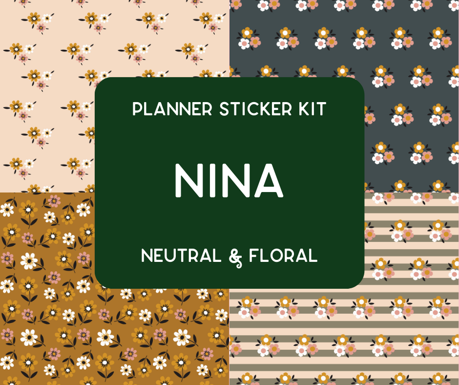 Amplify Planner Stickers | Weekly Kit | Nina