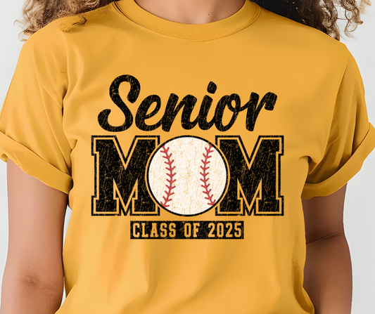 Comfort Colors Tee | Class of 2025 Baseball Mom [366]