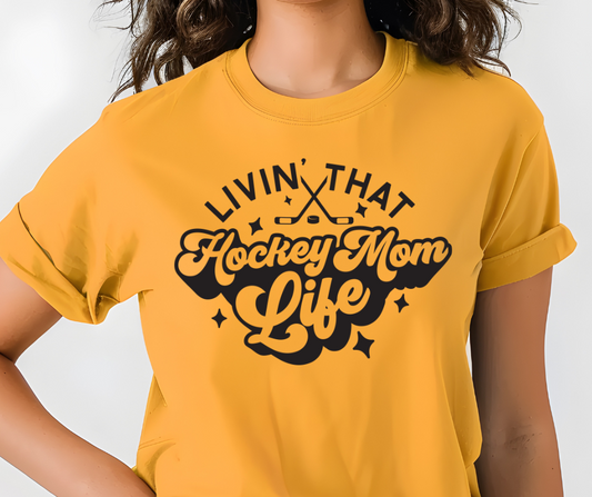 Comfort Colors Tee | Living that Hockey Mom Life [146]