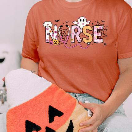 Comfort Colors Tee | Halloween Nurse [572]