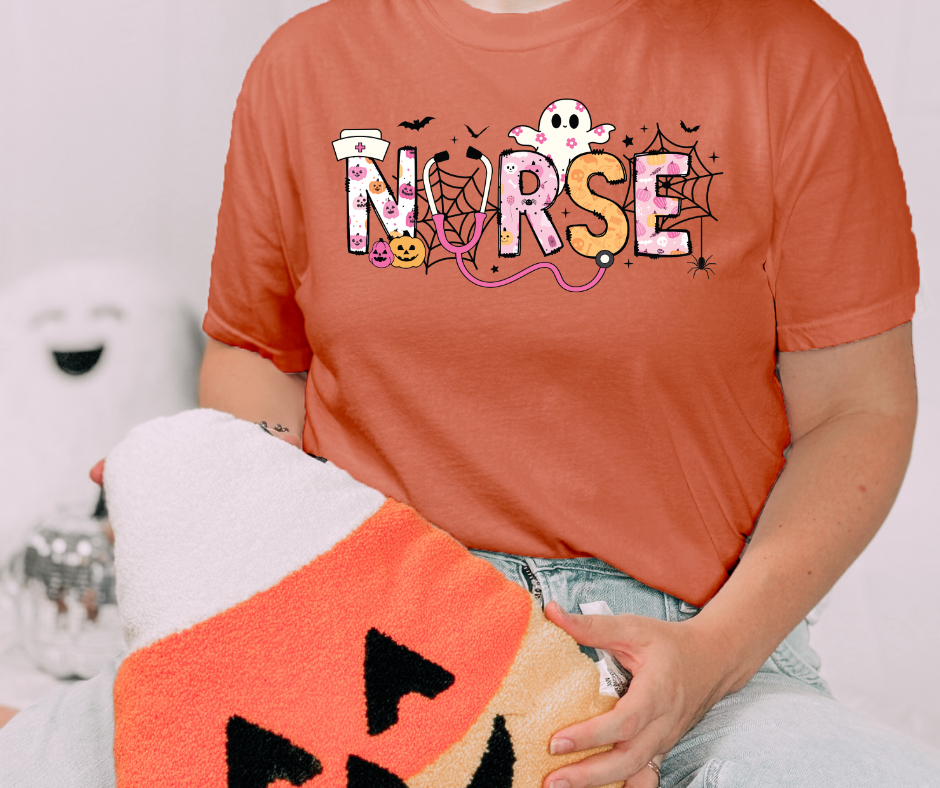 Comfort Colors Tee | Halloween Nurse [572]