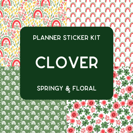 Amplify Planner Stickers | Weekly Kit | Clover