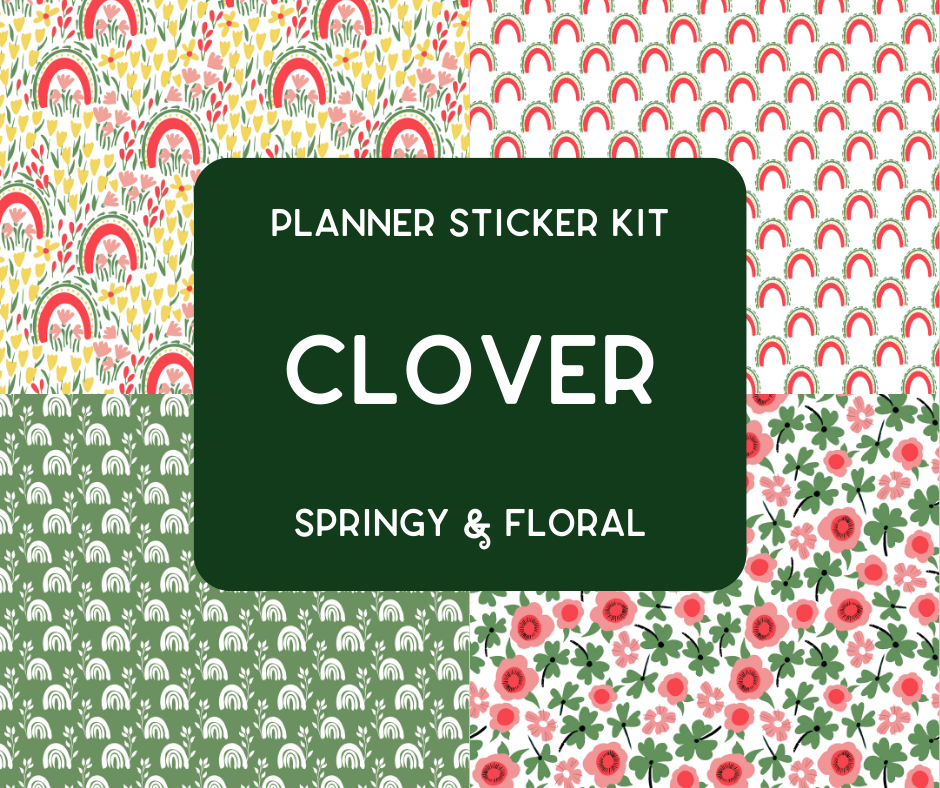 Amplify Planner Stickers | Weekly Kit | Clover