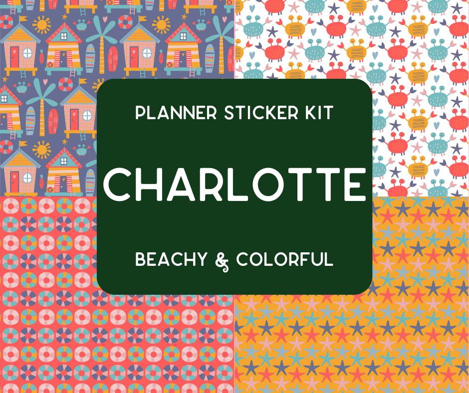 Amplify Planner Stickers | Weekly Kit | Charlotte