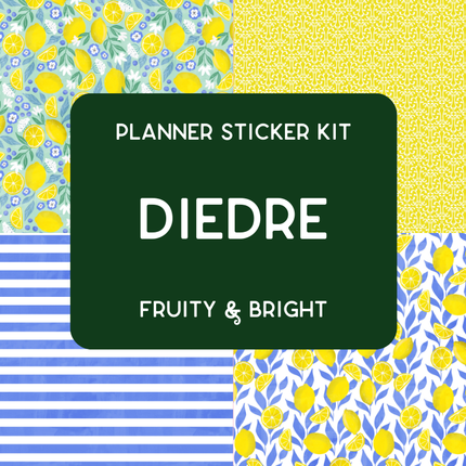 Amplify Planner Stickers | Weekly Kit | Diedre