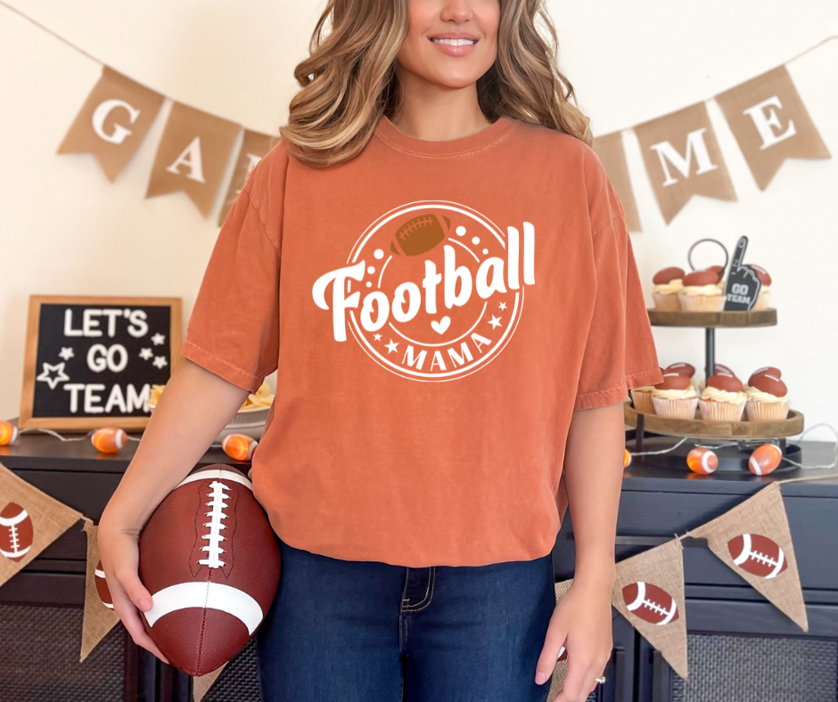 Comfort Colors Tee | Football Mama [472]