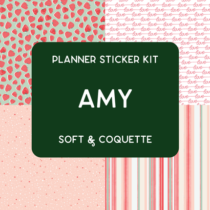 Amplify Planner Stickers | Weekly Kit | Amy