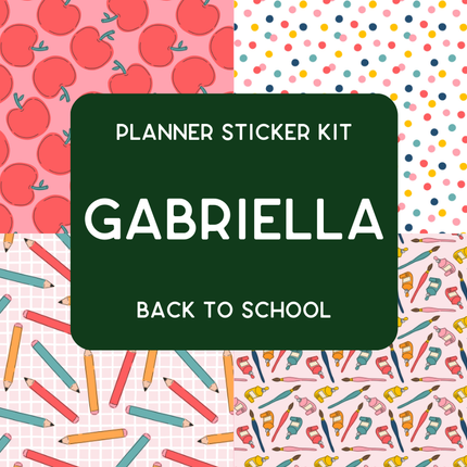 Amplify Planner Stickers | Weekly Kit | Gabriella