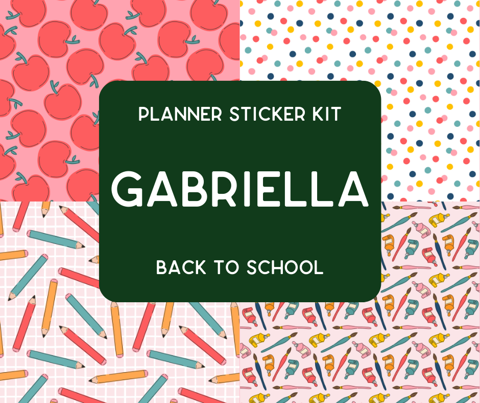 Amplify Planner Stickers | Weekly Kit | Gabriella