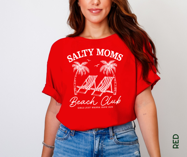 Comfort Colors Tee | Salty Moms Beach Club [r021]