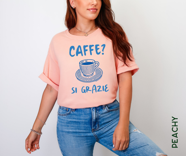 Comfort Colors Tee | Caffe? Si Grazie [i006]