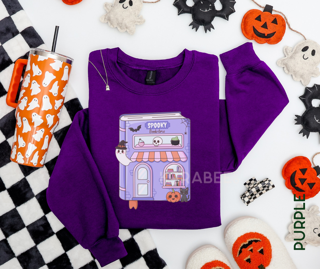 Gildan Crewneck | Spooky Book Store [h012]