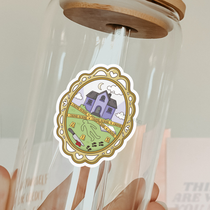 STICKER | True Crime Thriller Books Frame | BOOKS00090