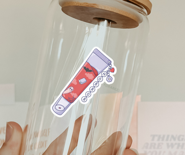 STICKER | Horror Books Lipgloss | BOOKS00091