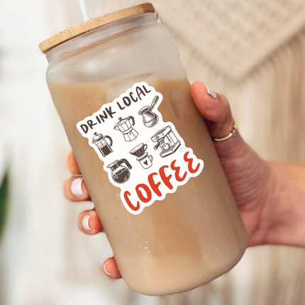 STICKER | Drink Local Coffee | KBC00000106