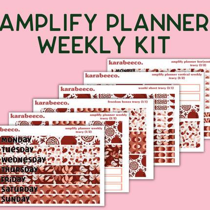 Amplify Planner Stickers | Weekly Kit | Tracy