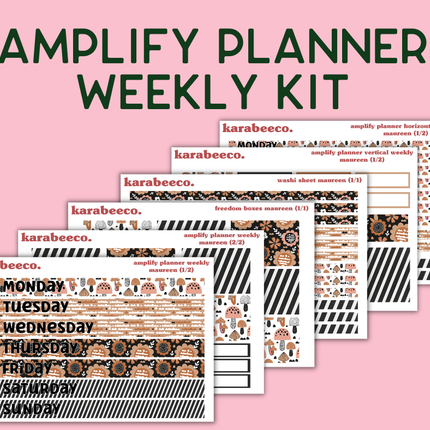 Amplify Planner Stickers | Weekly Kit | Maureen