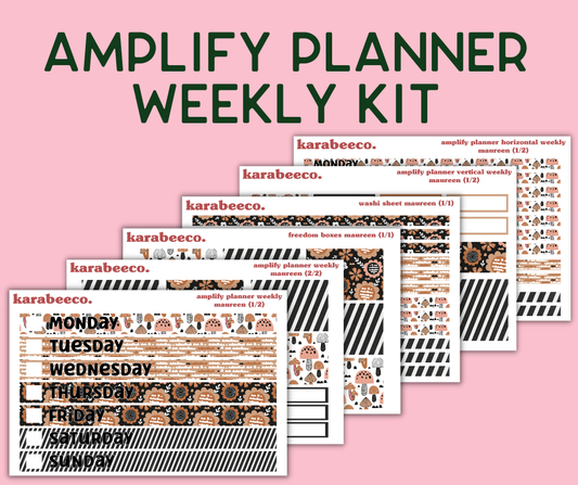 Amplify Planner Stickers | Weekly Kit | Maureen