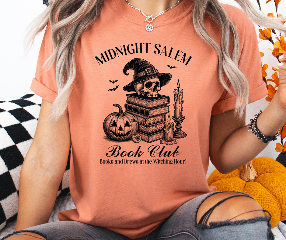 Comfort Colors Tee | Midnight Salem Book Club [405]