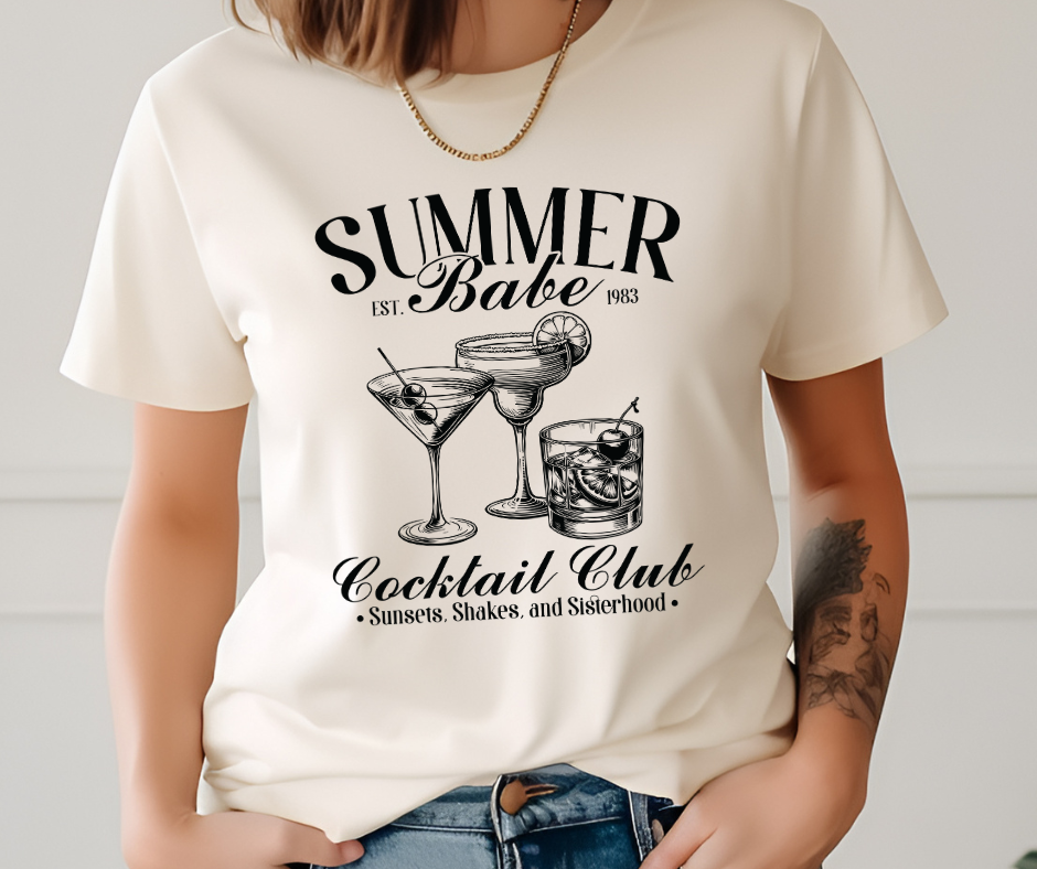 Comfort Colors Tee | Summer Cocktail Club [260]